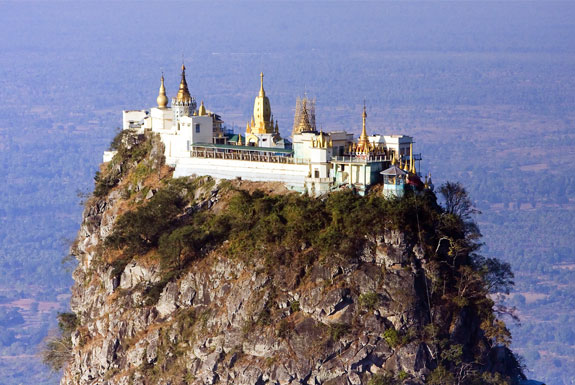 Monastery Greece Cliff