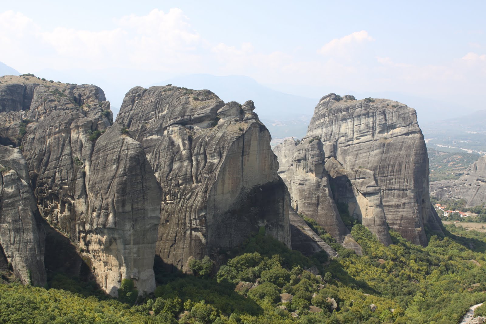 Monastery Greece Cliff