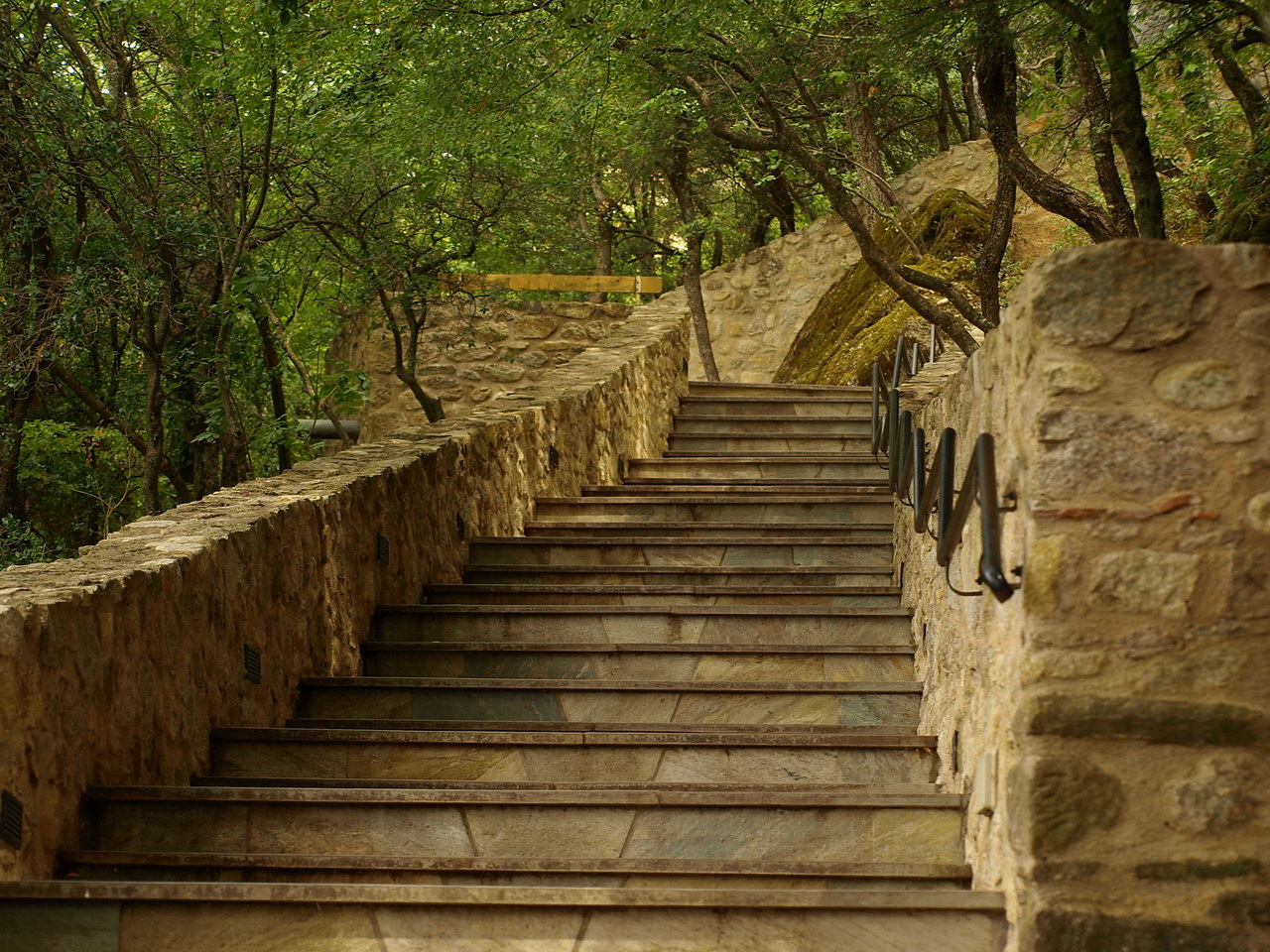 Monastery Greece Cliff