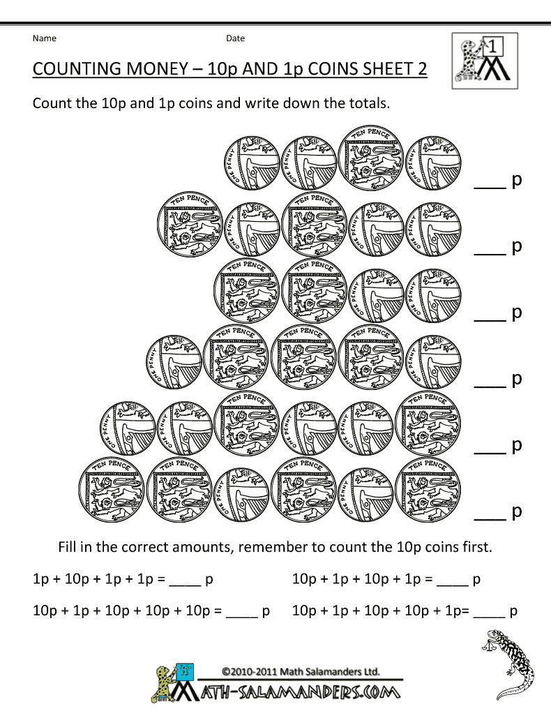 Money Games For Kids Worksheets