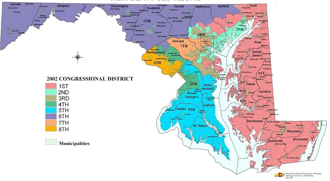 Montgomery County Md Map With Cities