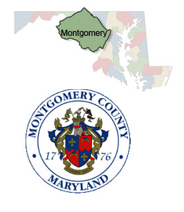 Montgomery County Md Map With Cities