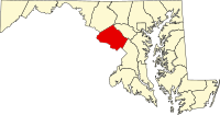 Montgomery County Md Map With Cities