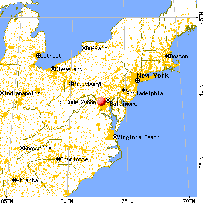 Montgomery County Md Map With Zip Codes