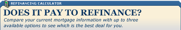 Mortgage Refinance Calculator