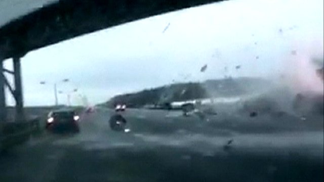 Moscow Plane Crash Video