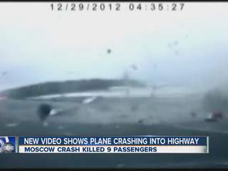 Moscow Plane Crash Video