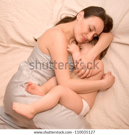 Mother Breast Feeding Baby