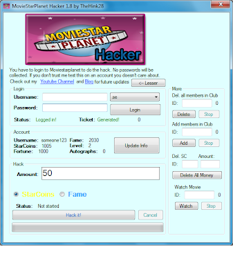 Moviestarplanet Hacker 1.8 By Thehink28