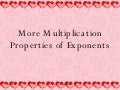 Multiplication Properties Of Exponents 7 3