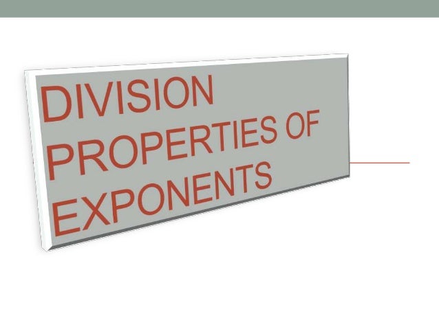 Multiplication Properties Of Exponents Answers