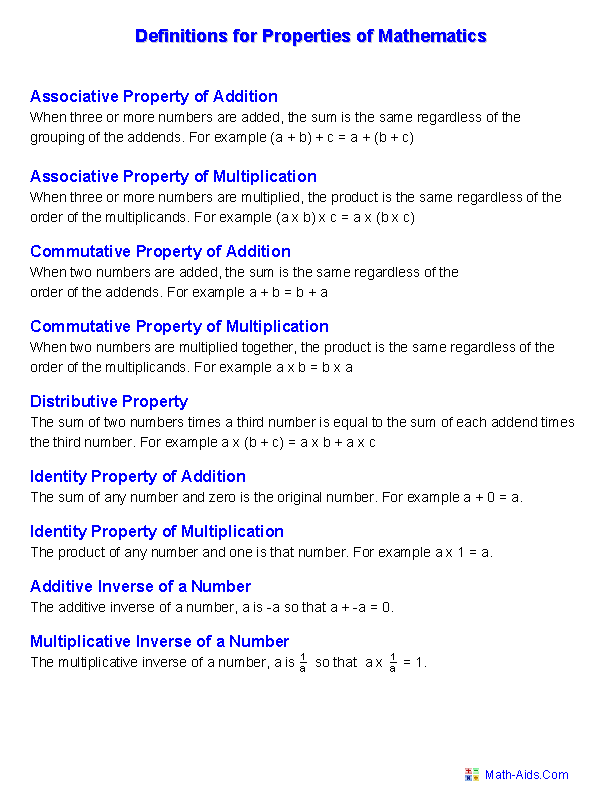 Multiplication Properties Of Exponents Worksheet