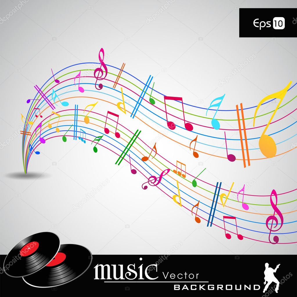 Music Notes Background