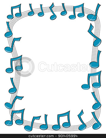 Music Notes Clip Art Borders