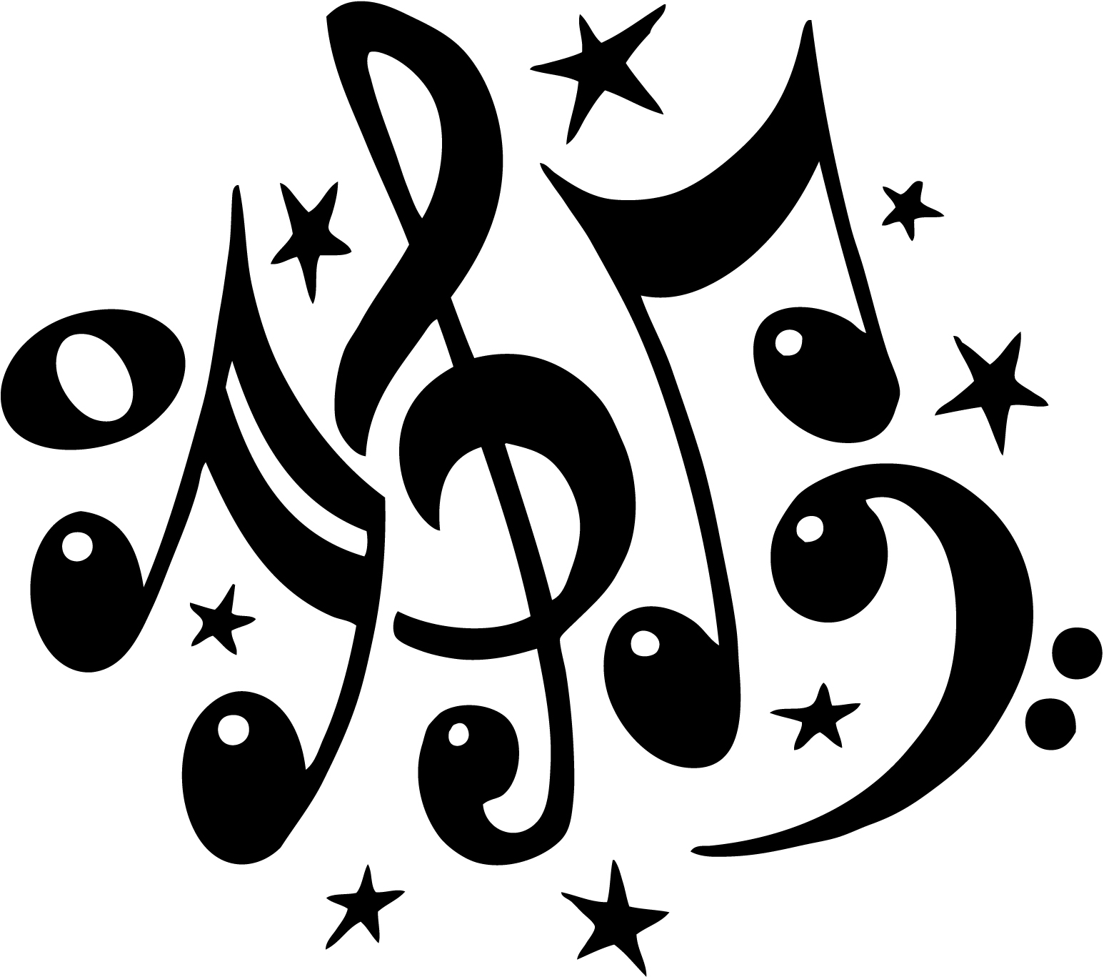 Music Notes Clip Art Borders