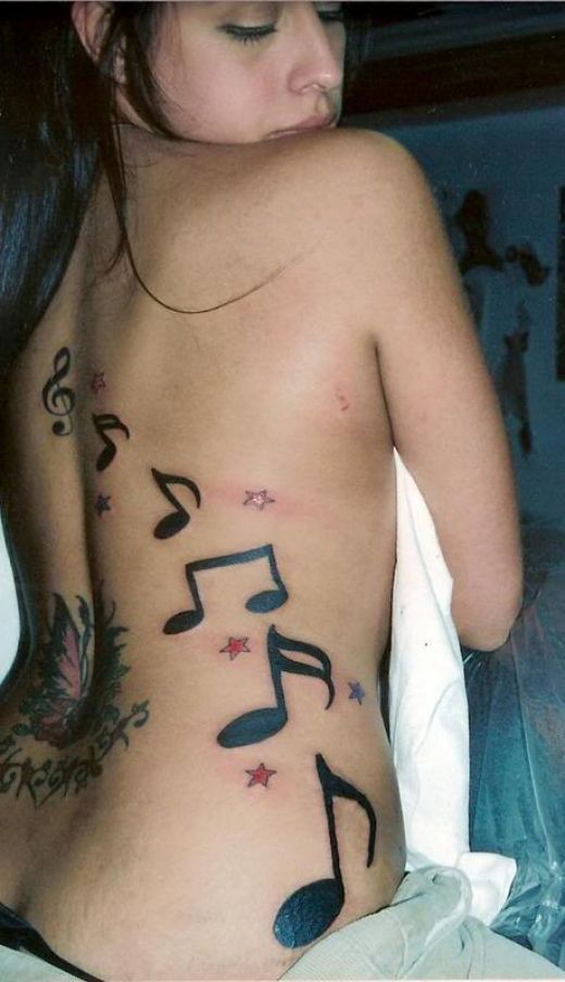 Music Notes Tattoos For Men