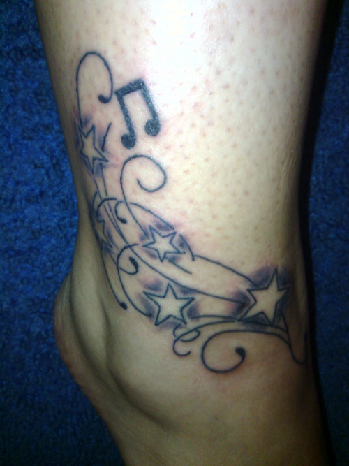 Music Notes Tattoos For Women