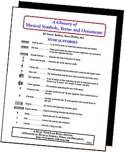 Music Symbols And Meanings Chart