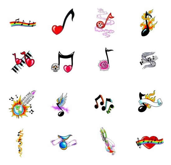 Music Symbols Tattoos