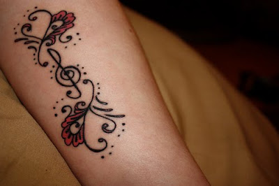 Music Tattoos For Girls On Wrist