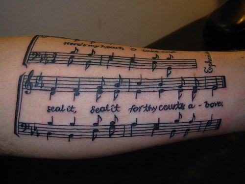 Music Tattoos For Guys