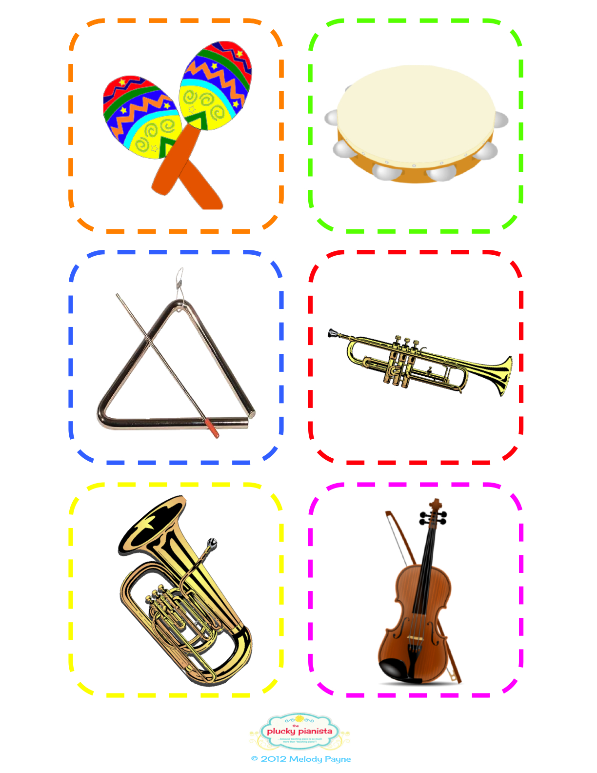 Musical Instruments With Names And Images