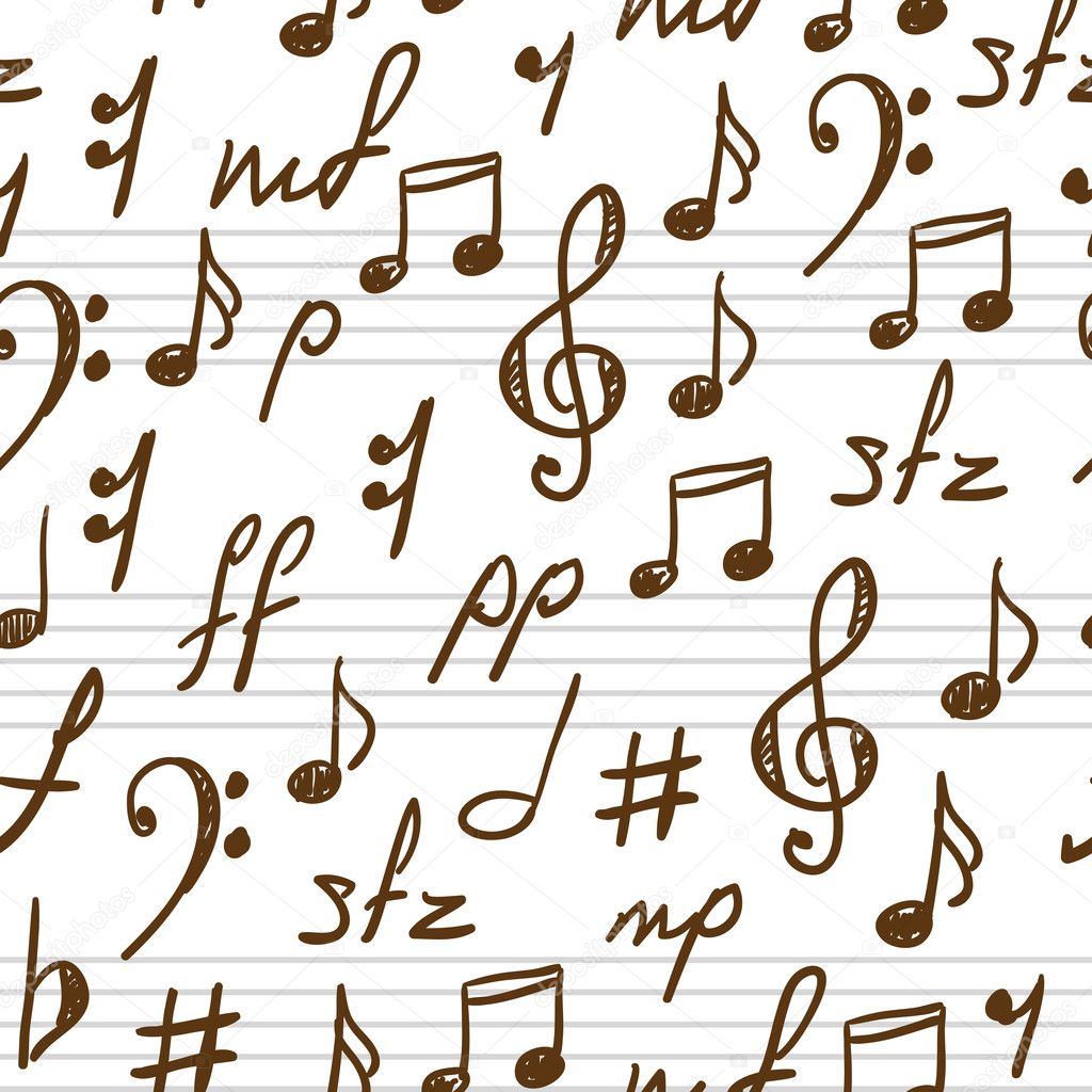 Musical Symbols Background