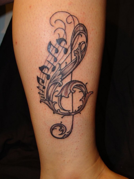 Musical Tattoos Designs