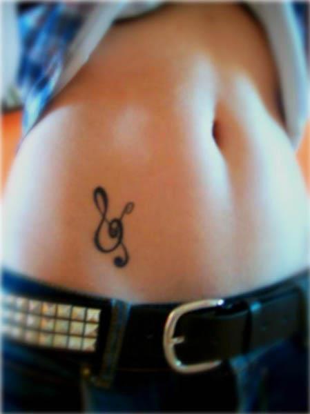 Musical Tattoos For Women