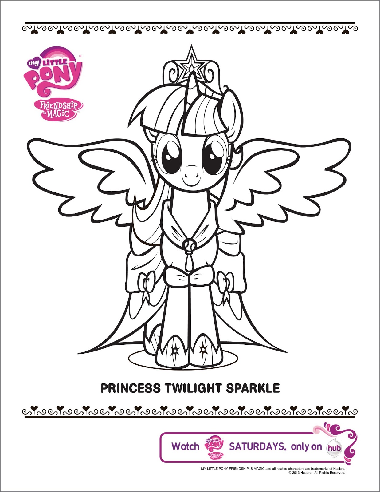 My Little Pony Friendship Is Magic Coloring Pages