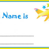 Name Tags Design For Kids