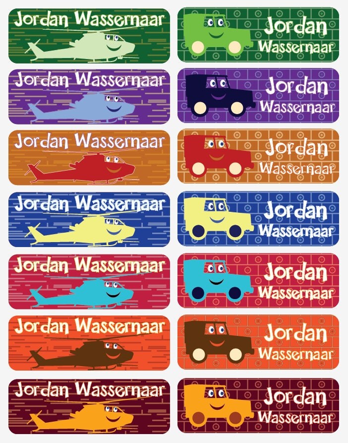 Name Tags Design For Kids