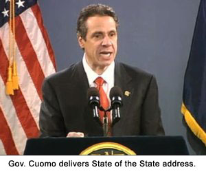 New York Governor Cuomo State Of The State