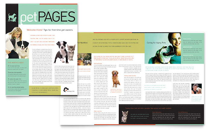 Newsletter Layout Design