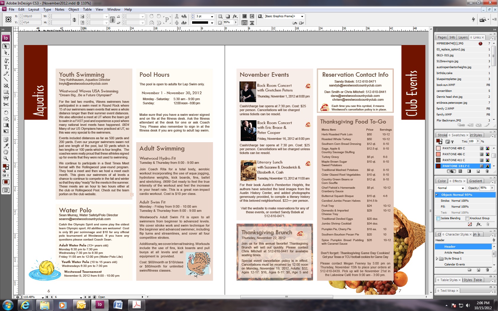 Newsletter Layout Ideas