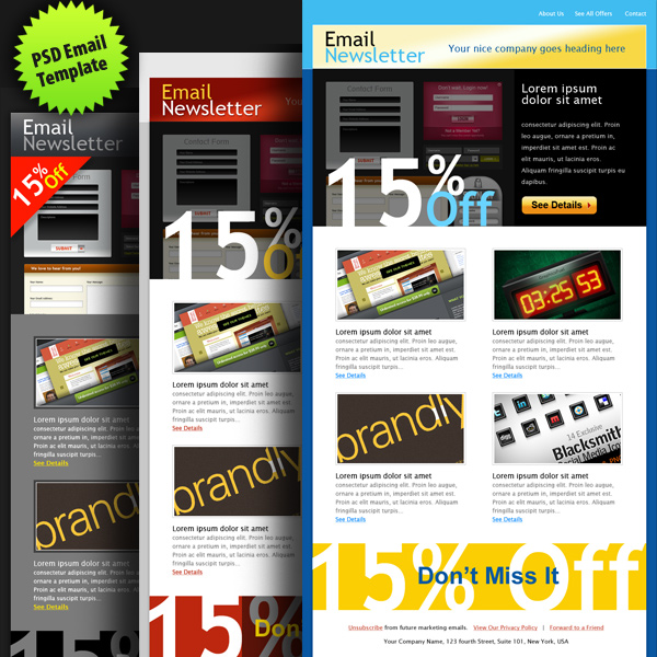 Newsletter Layout Templates Free