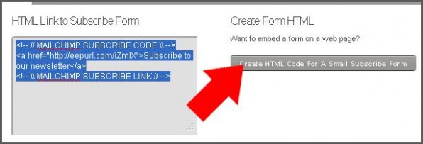 Newsletter Signup Form Html