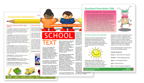 Newsletter Templates For Teachers