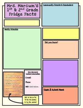 Newsletter Templates For Teachers Free