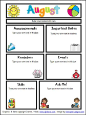 Newsletter Templates For Teachers Free