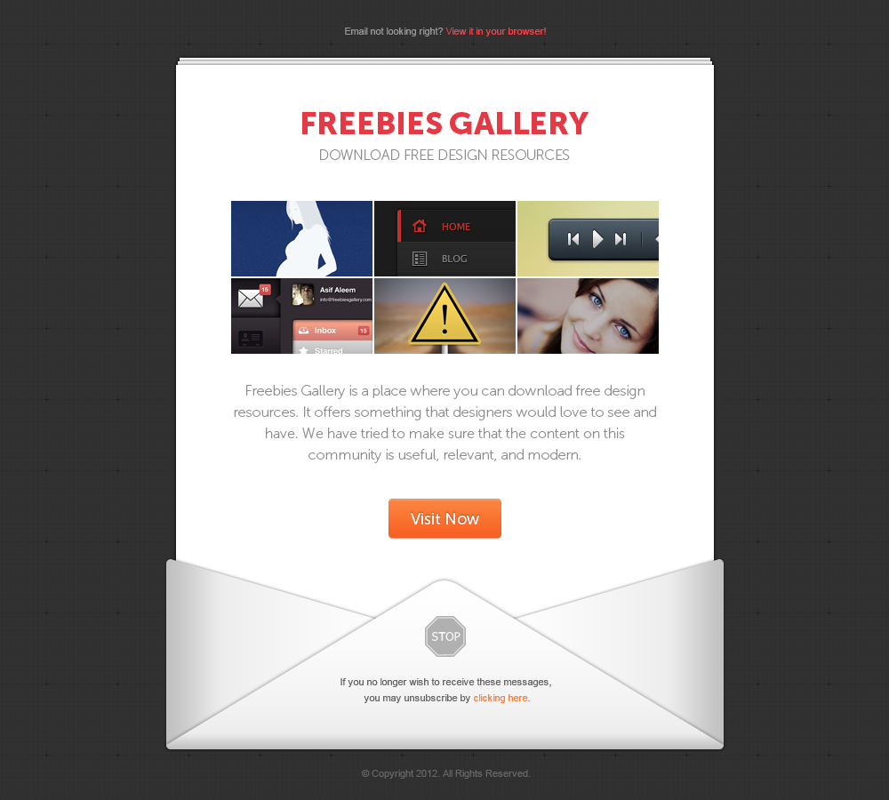 Newsletter Templates Psd