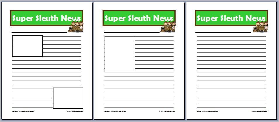 Newspaper Article Format Worksheets