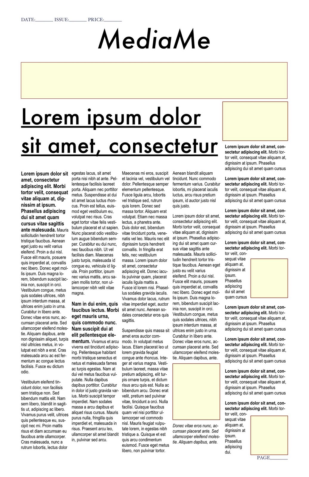 Newspaper Layout Design Tips