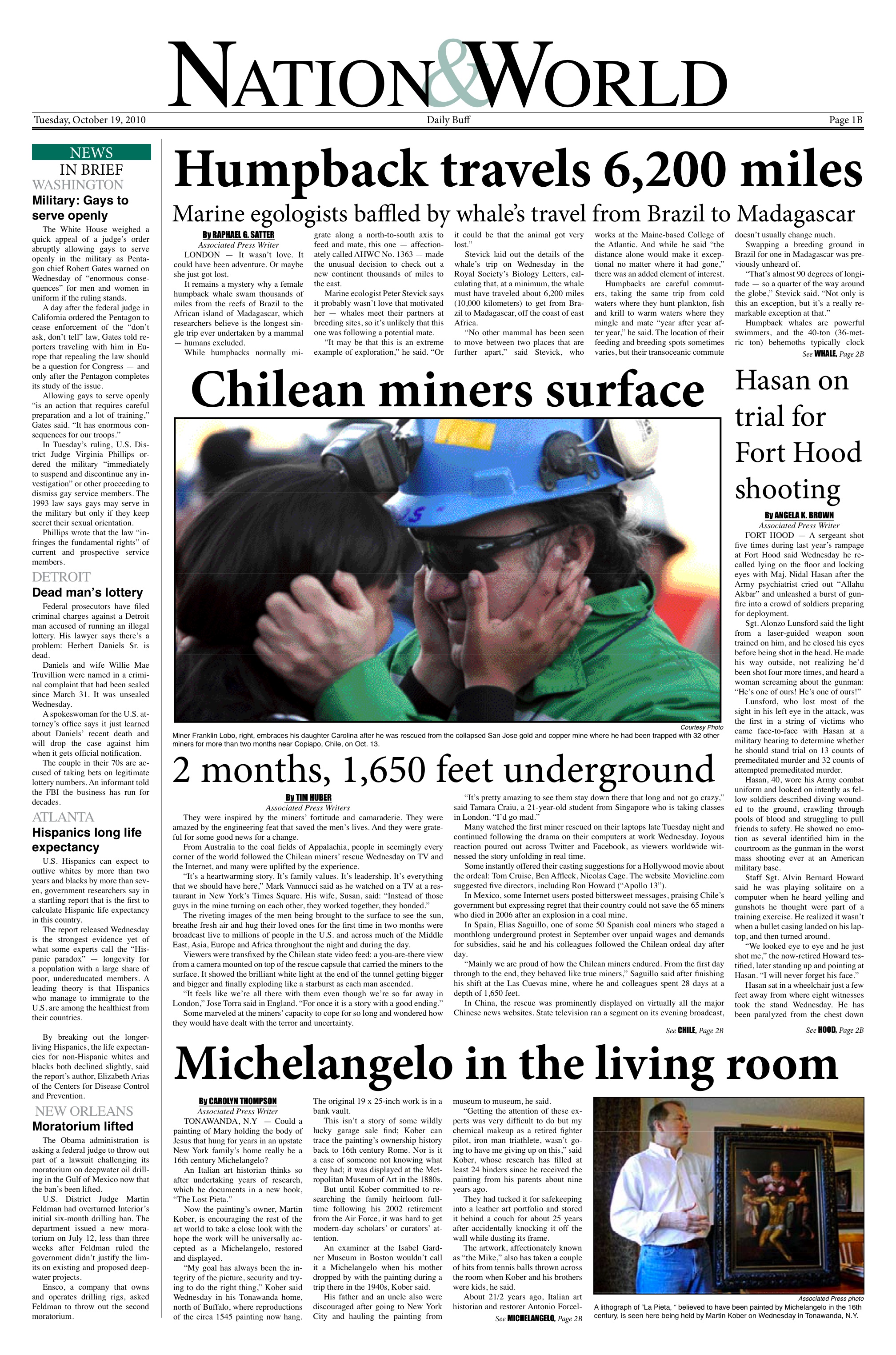 Newspaper Layout Front Page