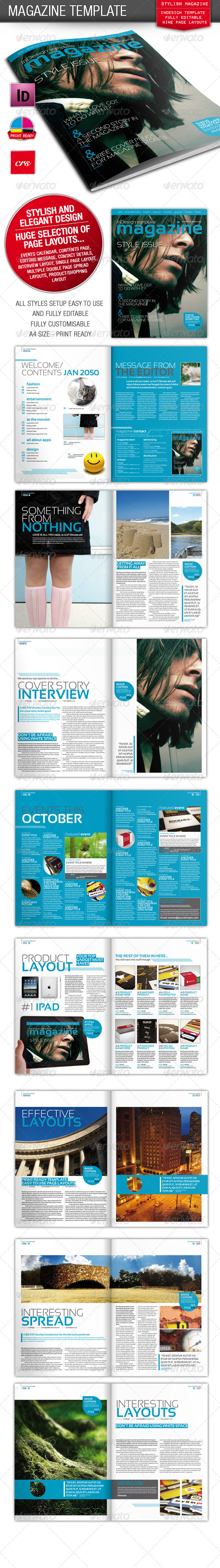 Newspaper Layout Template Indesign