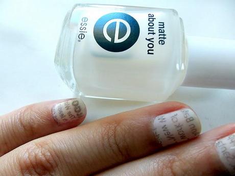 Newspaper Nails Tutorial With Water