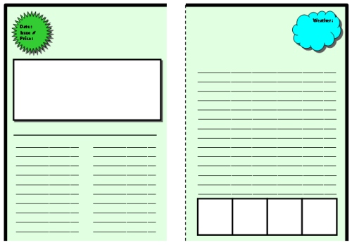 Newspaper Template For Kids Online