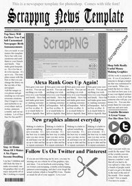 Newspaper Template Photoshop