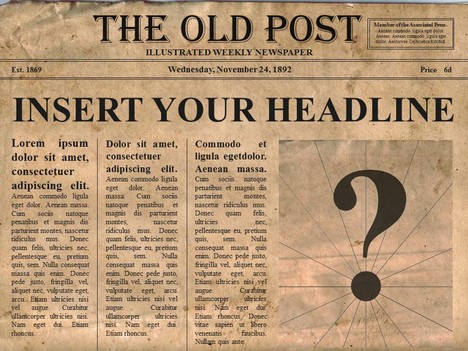 Newspaper Templates Free Online