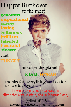 Niall Horan Birthday